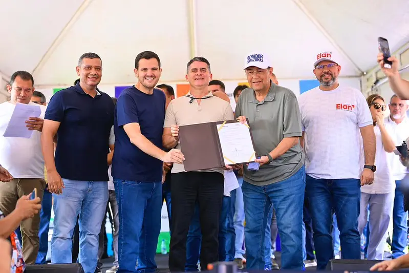 Prefeito David Almeida autoriza início de obras na comunidade ‘Pingo d’Água’ dentro de um pacote de 13 encostas de Manaus com investimento de R$ 67,1 milhões